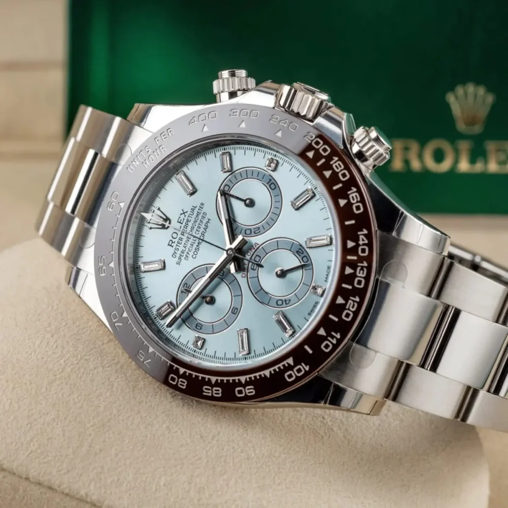 Cosmograph Daytona 40mm Platinum Ice-Blue Dial m116506-0002