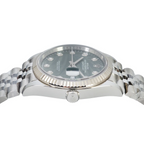 Rolex Datejust 36 mm Palm Dial Green with Diamond Markers