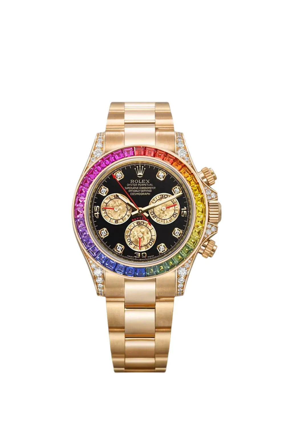 Cosmograph Daytona Rainbow Everose Gold Black Dial