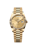 [2026 Top-Tier Replicas]RLX Day-Date "President" 40mm Yellow Gold Champagne Roman Numeral Dial - 228238