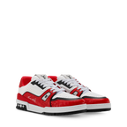Louis Vuitton LV Trainer Red Alligator Leather Sneaker