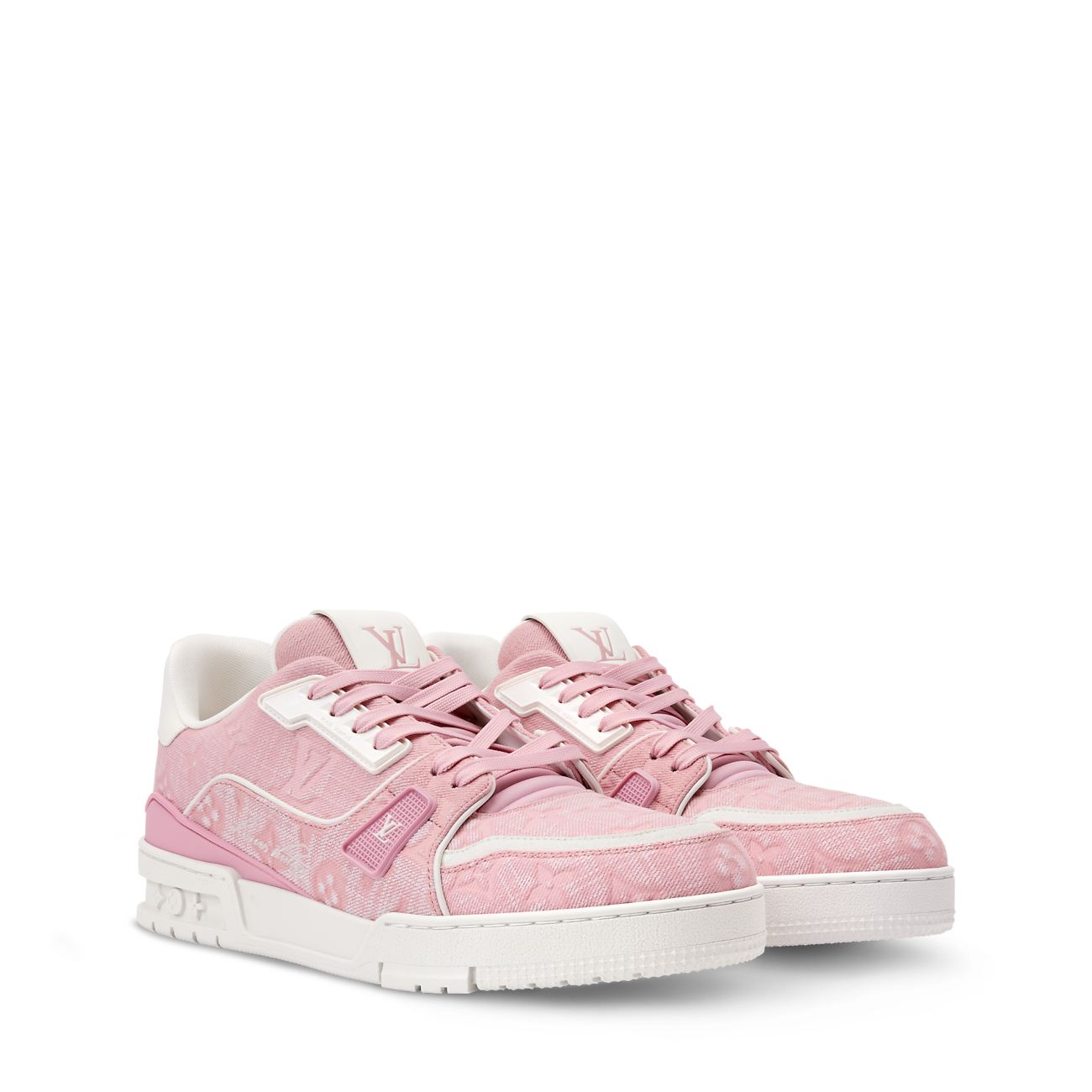 LV Trainer Sneaker Monogram-pattern canvas Pink