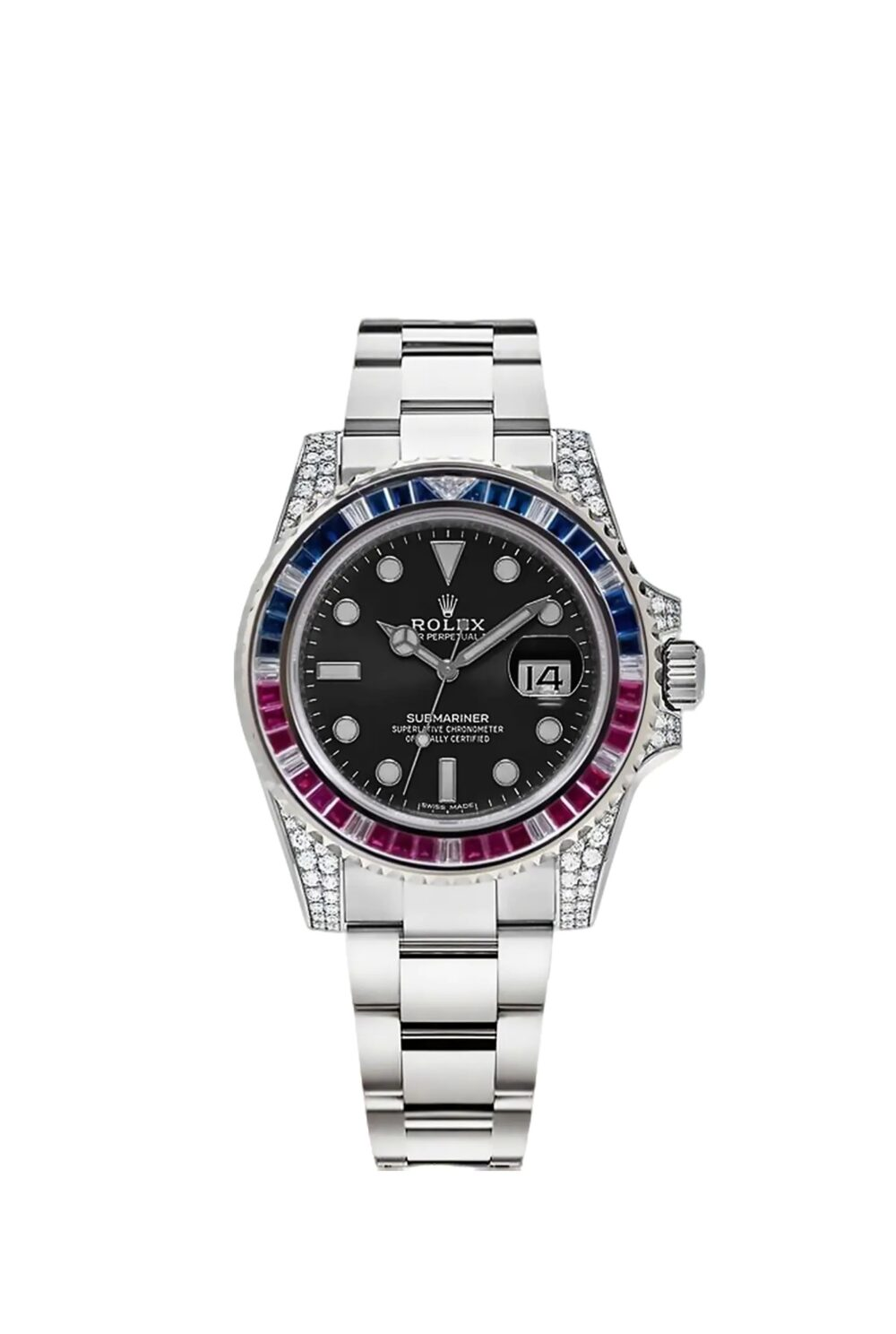 Submariner Silver Blue/Red Diamond, 40mm