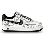 Louis Vuitton x Nike Air Force 1 Monogram Black Edition (Custom)