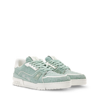 LV Trainer Sneaker Monogram-pattern canvas Green