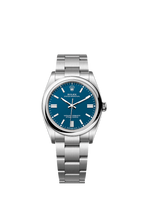 Unworn 2025, Rolex Oyster Perpetual, Oystersteel 36mm, Blue dial, Domed Oyster