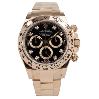 Oyster Perpetual Cosmograph Daytona Diamond Dot 18kt Everose Gold
