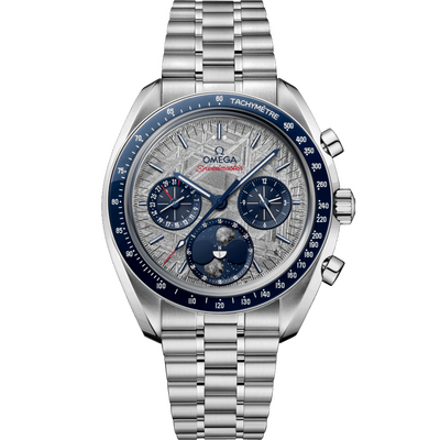 Speedmaster Moonphase 43 mm, steel on steel