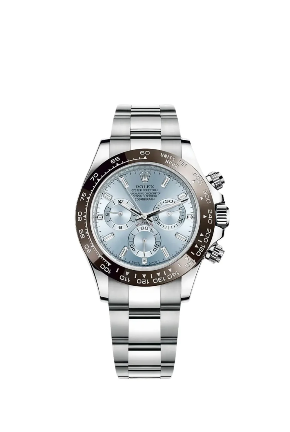 Cosmograph Daytona 40mm Platinum Ice-Blue Dial m116506-0002