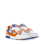 Louis Vuitton LV Trainer Orange Velcro Strap Sneaker
