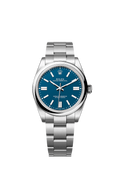 Unworn 2025, Rolex Oyster Perpetual, Oystersteel 41mm, Blue dial, Domed Oyster