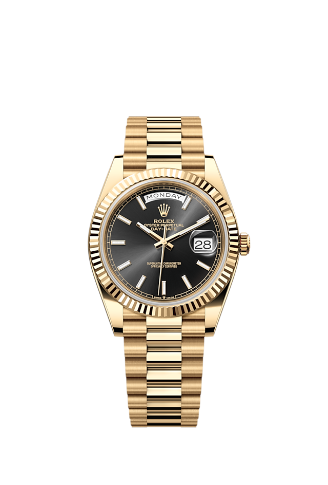 Rolex Day-Date 40, 18k Yellow Gold, 40mm