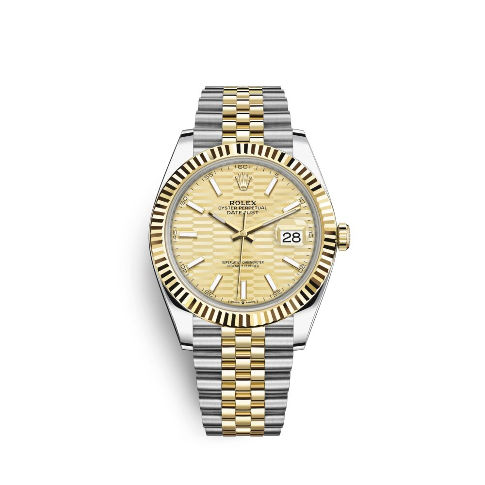 Rolex Datejust 41mm, Oystersteel and 18k Yellow Gold