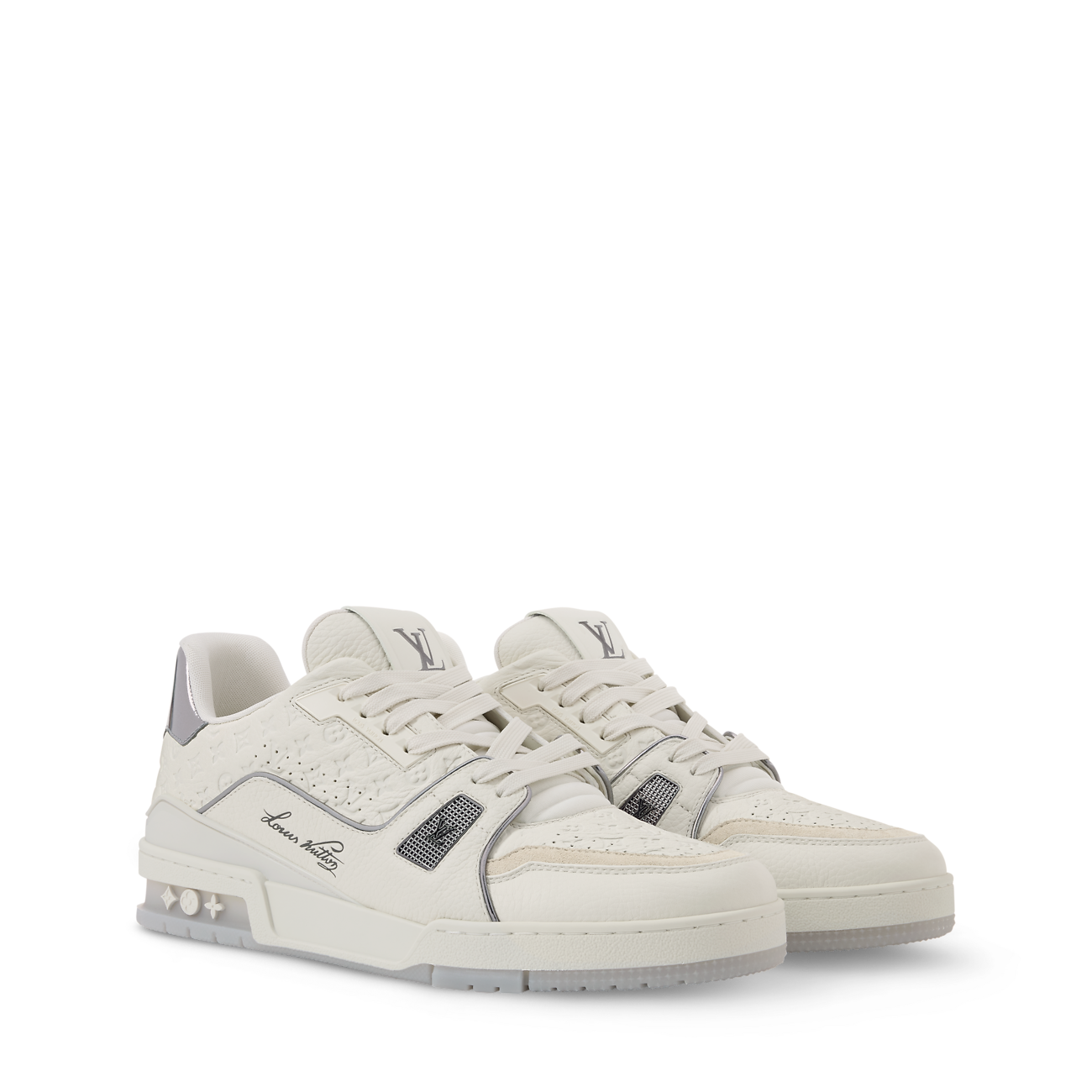 LV Trainer Sneaker Mini Monogram pattern Gray