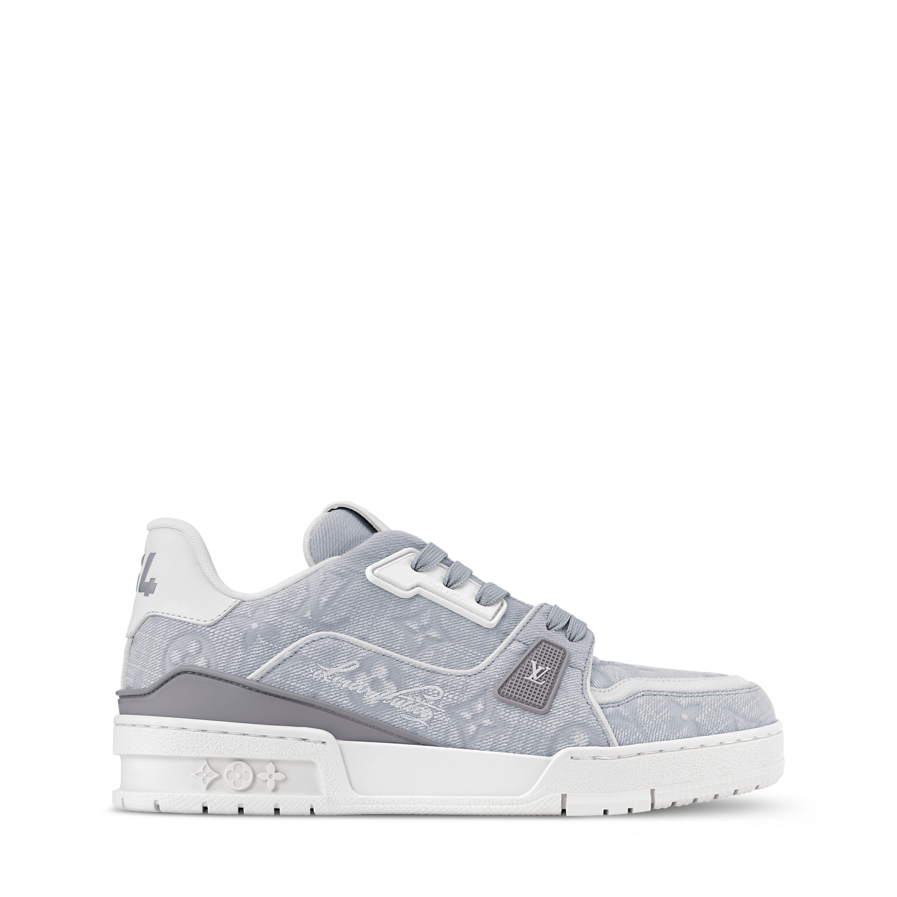 LV Trainer Sneaker Monogram-pattern canvas Gray