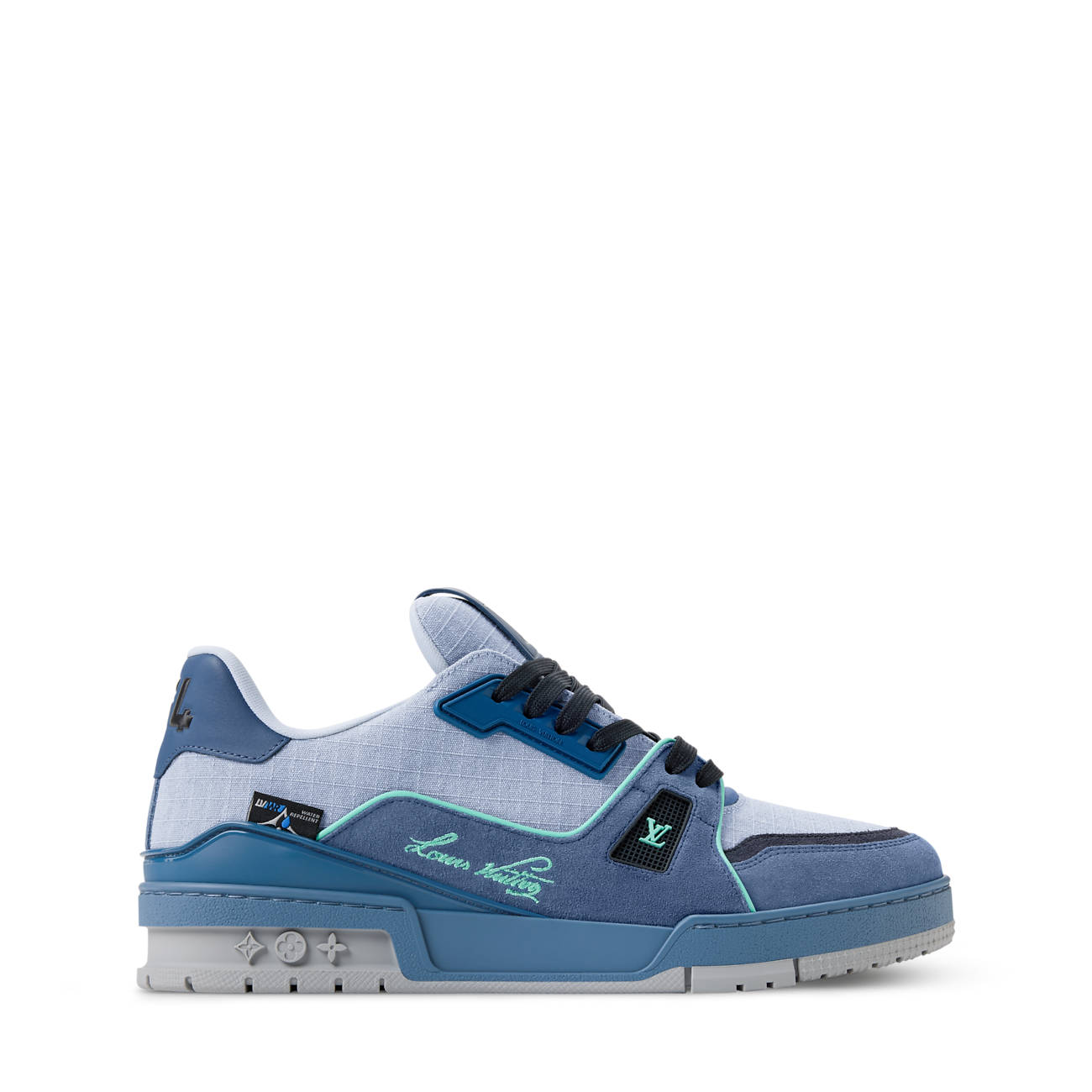 LV Trainer Outdoor Sneaker Water-repellent textile Blue