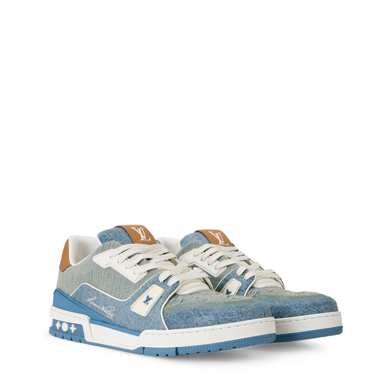LV Trainer Sneaker Blue