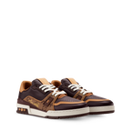 Louis Vuitton LV Trainer Brown Monogram Leather Sneaker
