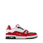 Louis Vuitton LV Trainer Red Alligator Leather Sneaker