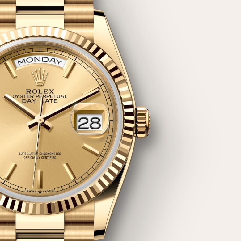 A Day-Date 36 Oyster, 36 mm, yellow gold