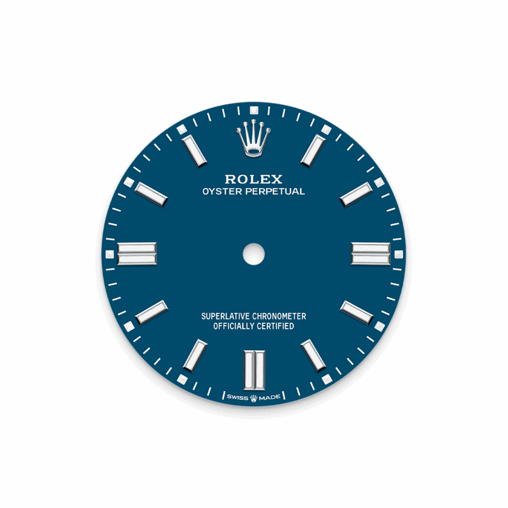Unworn 2025, Rolex Oyster Perpetual, Oystersteel 41mm, Blue dial, Domed Oyster
