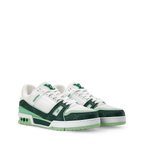 Louis Vuitton LV Trainer Green Monogram Leather Sneaker