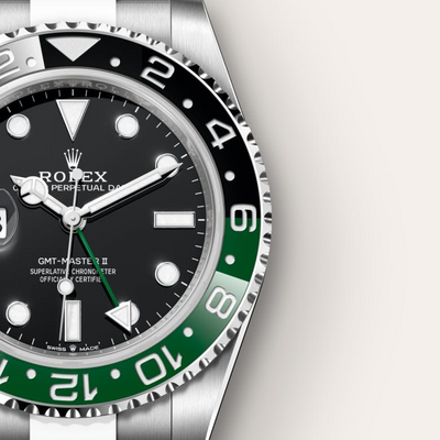 A-GMT-Master II Oyster, 40 mm, Oystersteel