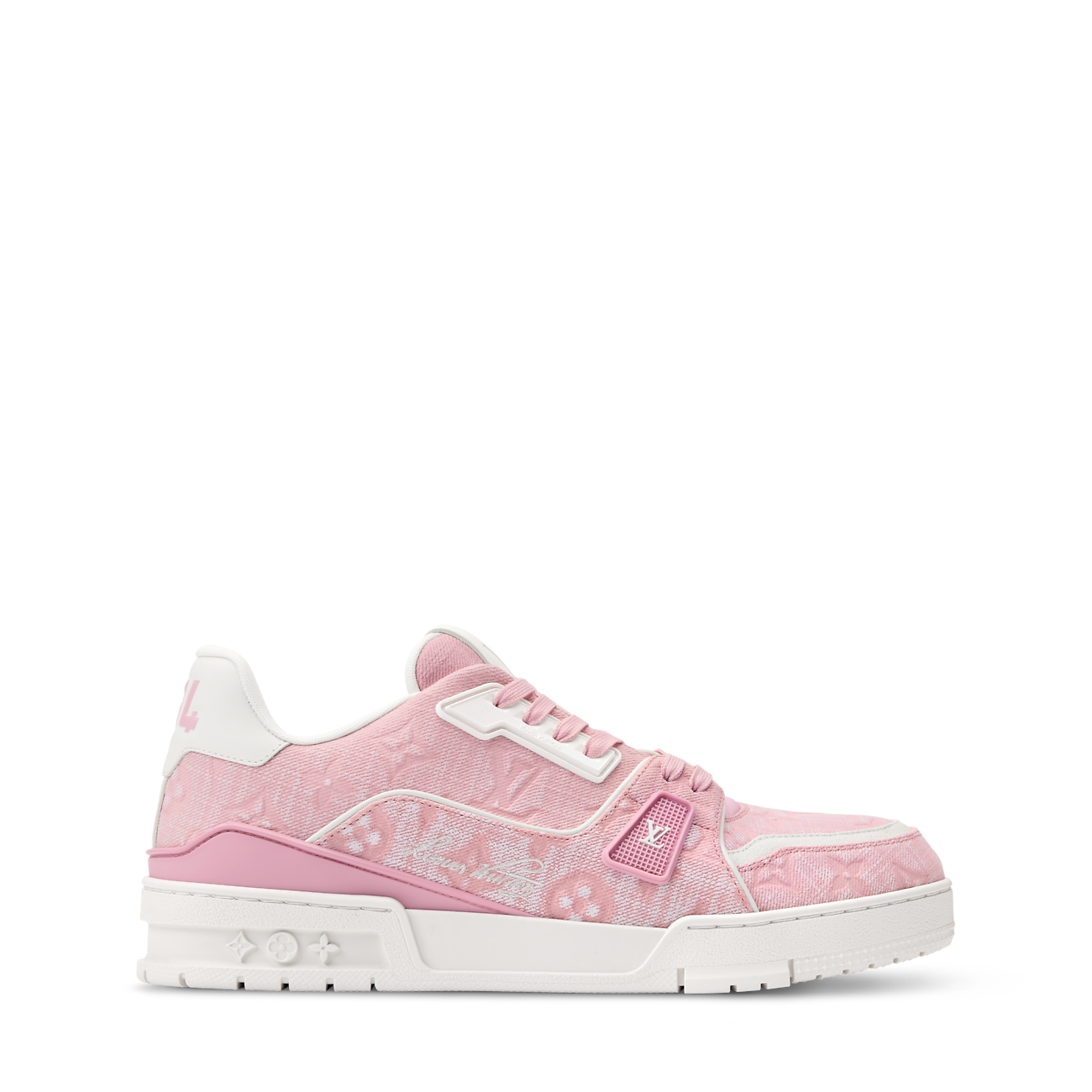 LV Trainer Sneaker Monogram-pattern canvas Pink