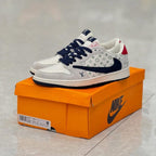 Louis Vuitton x Nike Air Jordan 1 Low “Tricolor Monogram” (Custom)