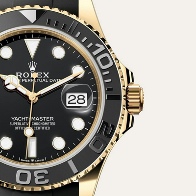 Yacht-Master 42 Oyster, 42 mm, yellow gold