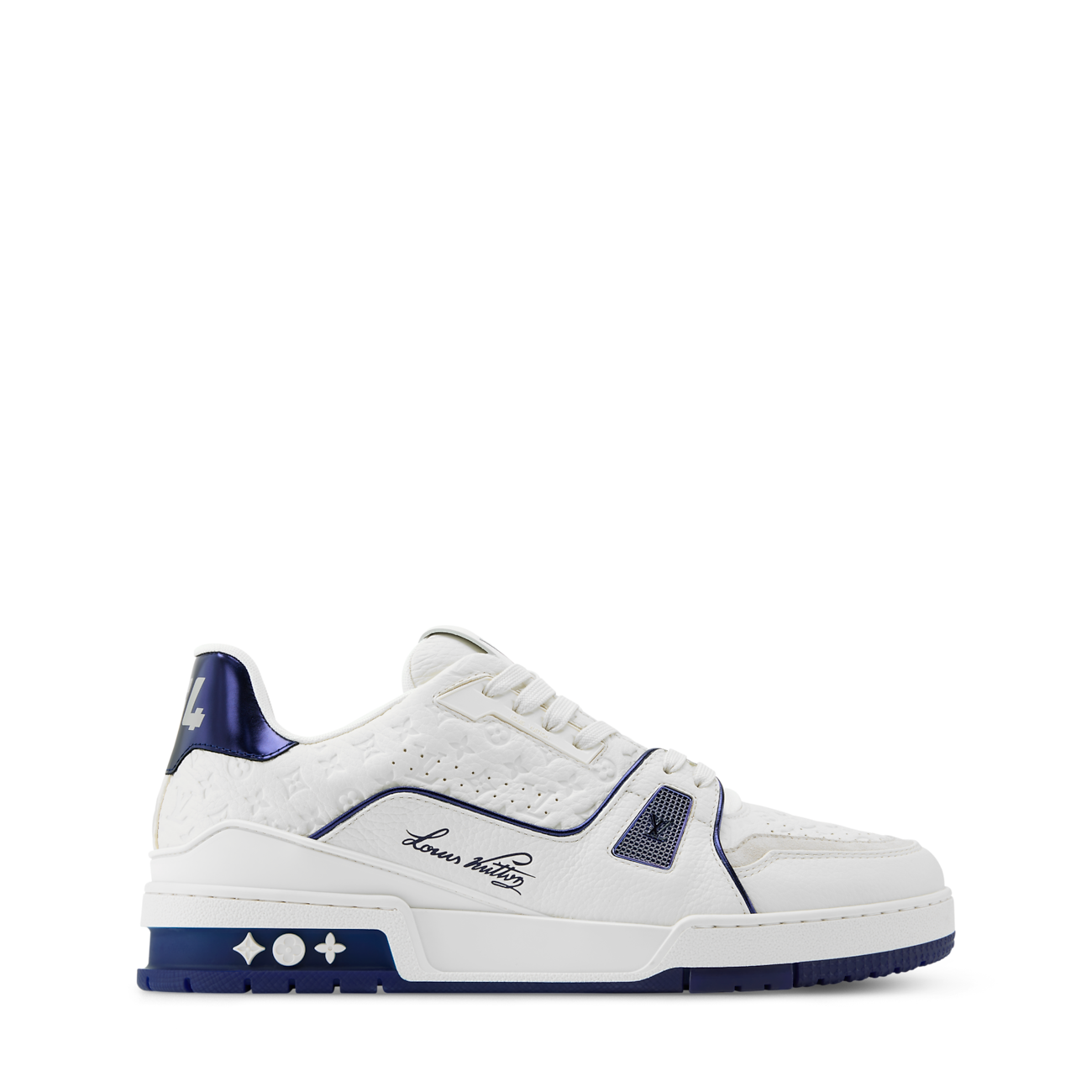 LV Trainer Sneaker Mini Monogram pattern Navy Blue