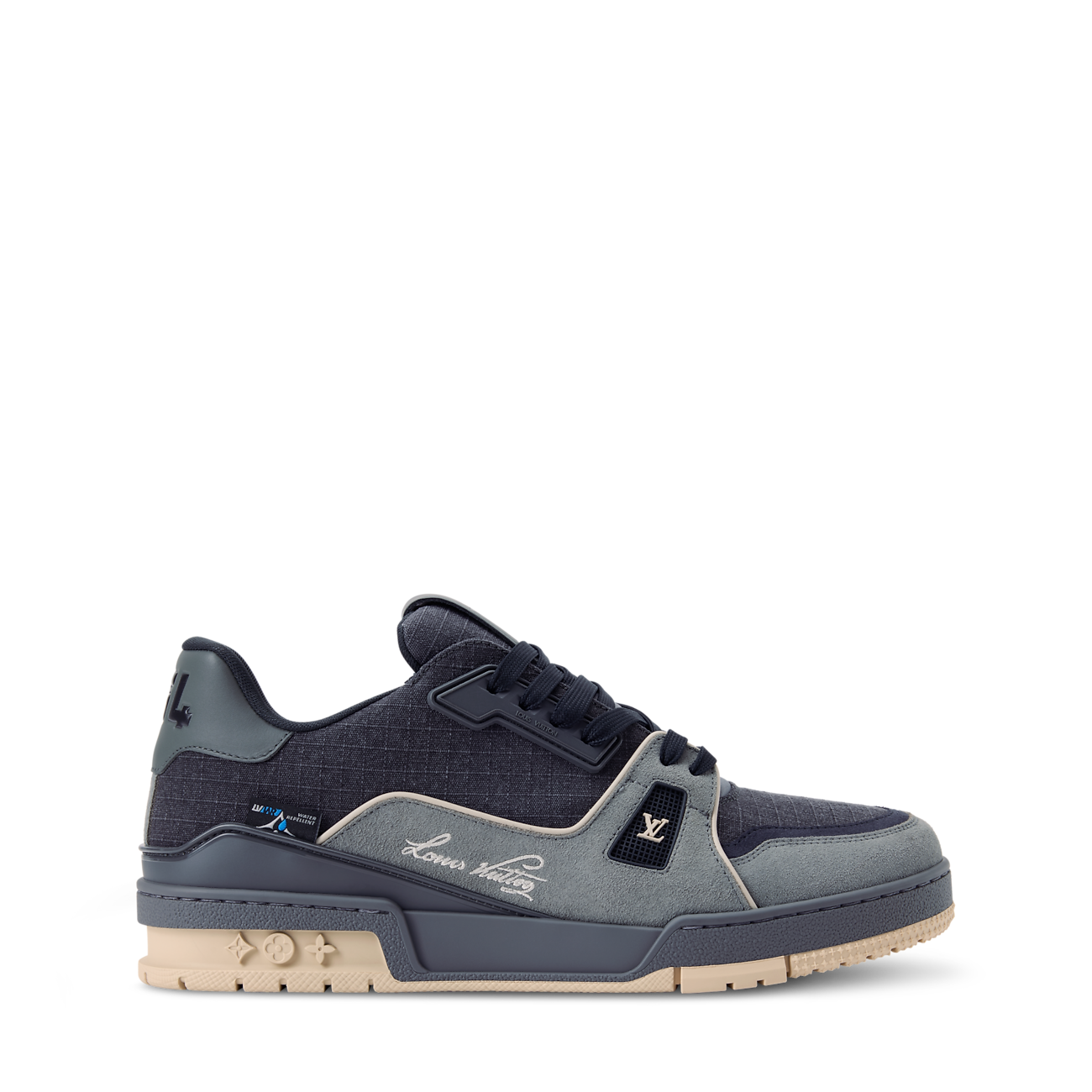 LV Trainer Outdoor Sneaker Water-repellent textile Gray