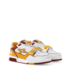 Louis Vuitton LV Trainer Yellow Velcro Strap Sneaker