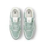 LV Trainer Sneaker Monogram-pattern canvas Green