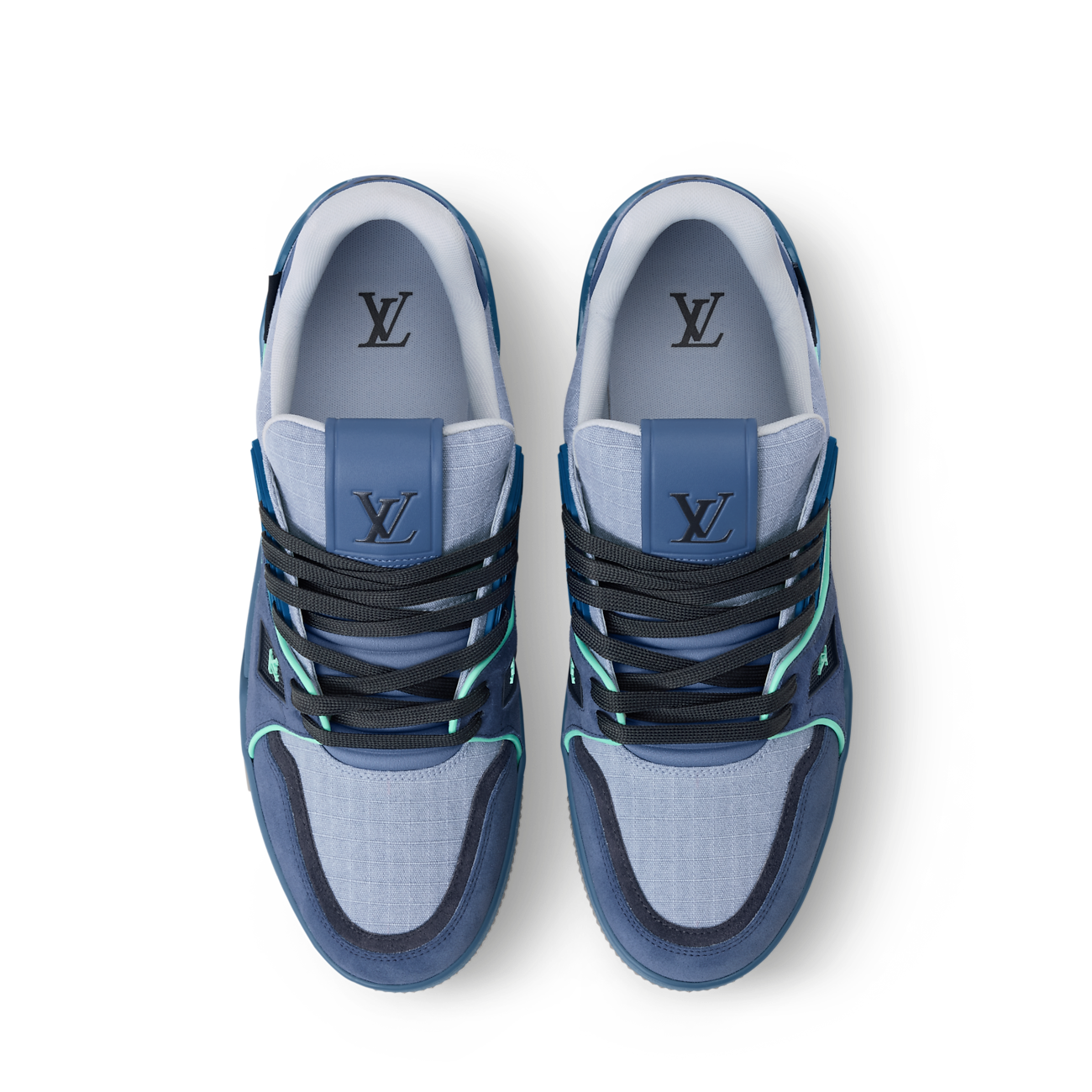 LV Trainer Outdoor Sneaker Water-repellent textile Blue