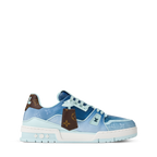 LV Trainer Sneaker Monogram-printed canvas Blue