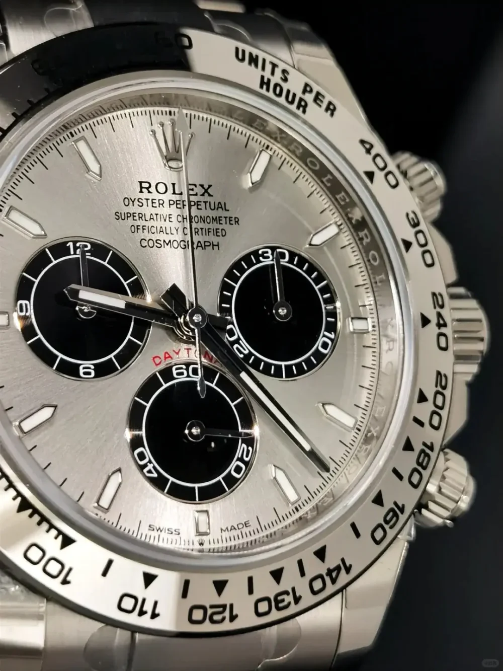 Cosmograph Daytona Platinum Ice Blue Dial with Chestnut Brown Sub-Dials