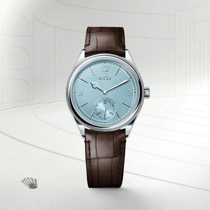 Rolex 1908 39 mm, platinum, polished finish