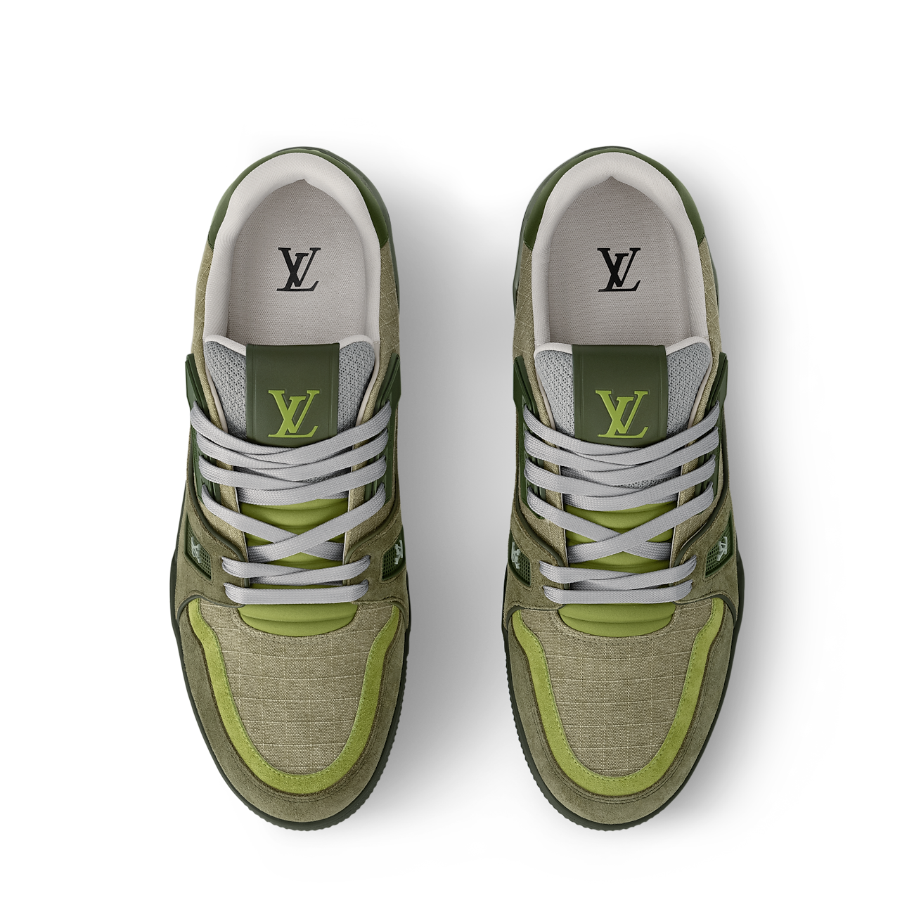 LV Trainer Outdoor Sneaker Water-repellent textile Green