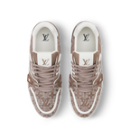 LV Trainer Sneaker Monogram-pattern canvas Taupe Brown