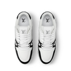 Louis Vuitton LV Trainer Black Alligator Leather Sneaker