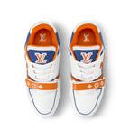 Louis Vuitton LV Trainer Orange Velcro Strap Sneaker