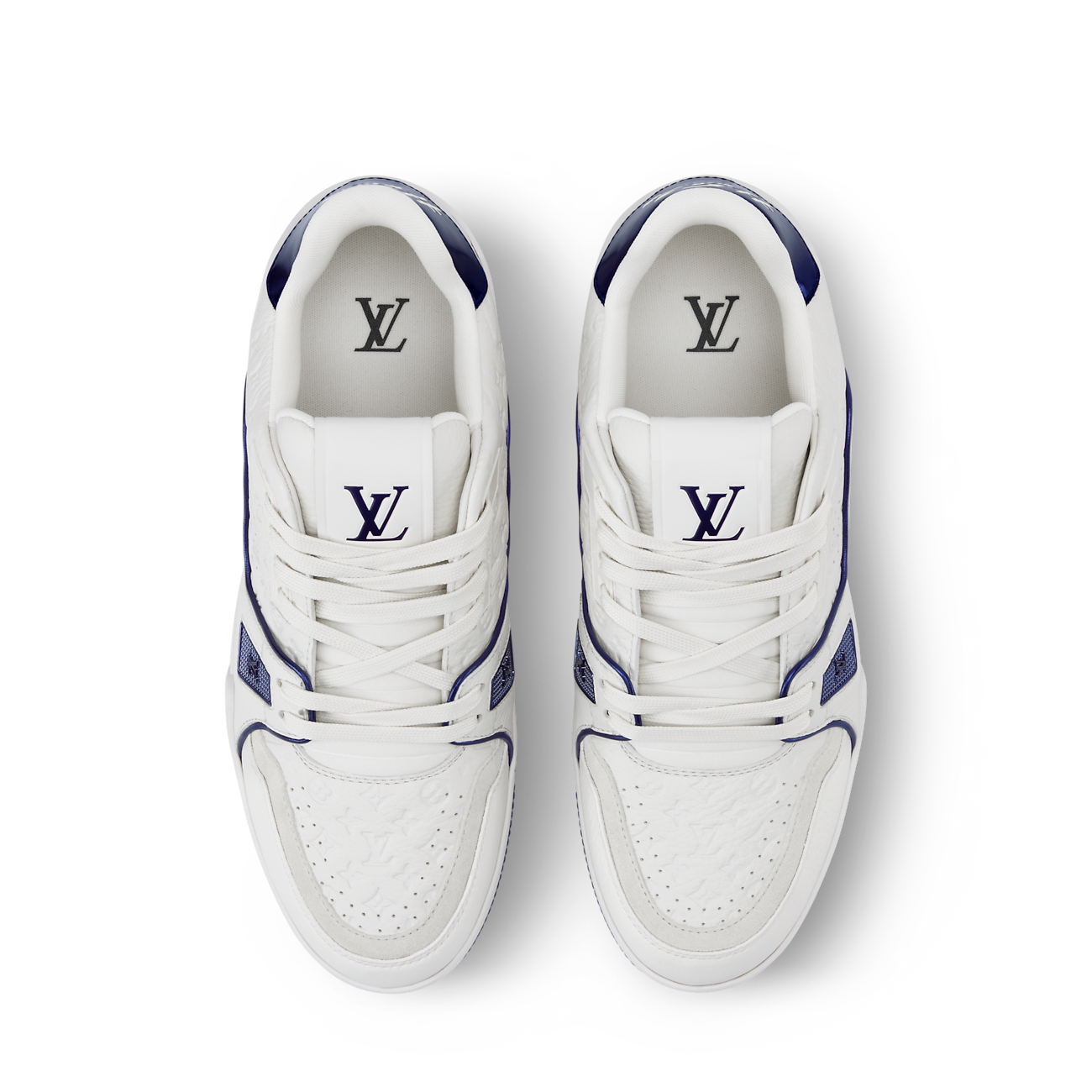LV Trainer Sneaker Mini Monogram pattern Navy Blue
