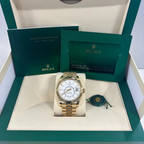 RLX Sky-Dweller 42mm 336938-0003/0006 Yellow Gold White Dial Jubilee