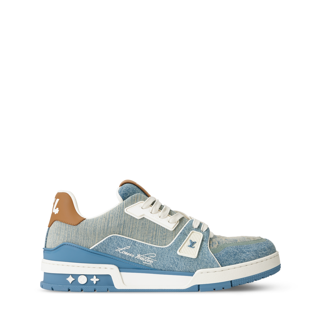 LV Trainer Sneaker Blue