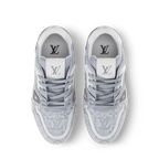 LV Trainer Sneaker Monogram-pattern canvas Gray