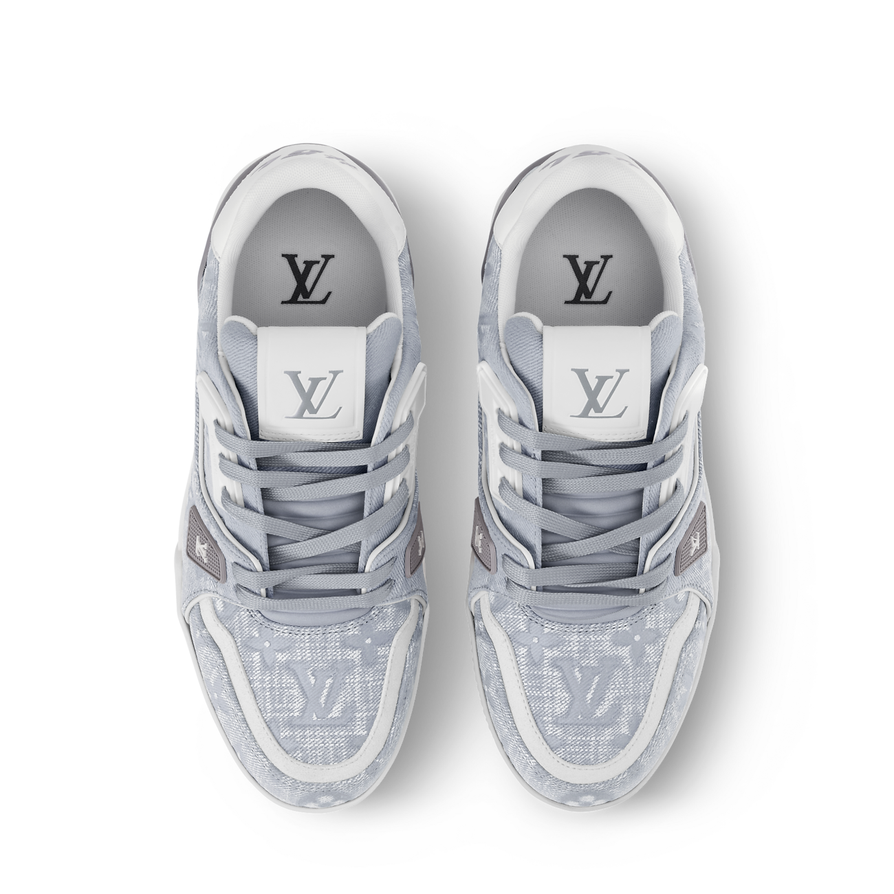 LV Trainer Sneaker Monogram-pattern canvas Gray