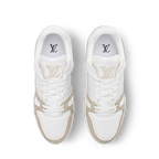 Louis Vuitton LV Trainer Beige Monogram Leather Sneaker