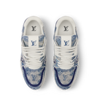 Louis Vuitton LV Trainer Blue #54 Limited