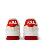 LV Trainer Sneaker Mini Monogram pattern Red